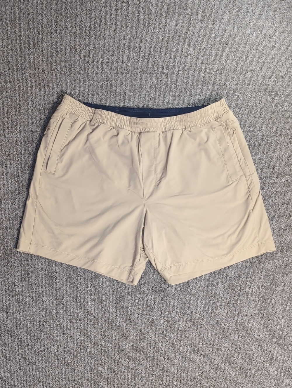 Birddogs Boom for Your Boomstick Lined Athletic Shorts Men's Size 3XL Khaki Tan